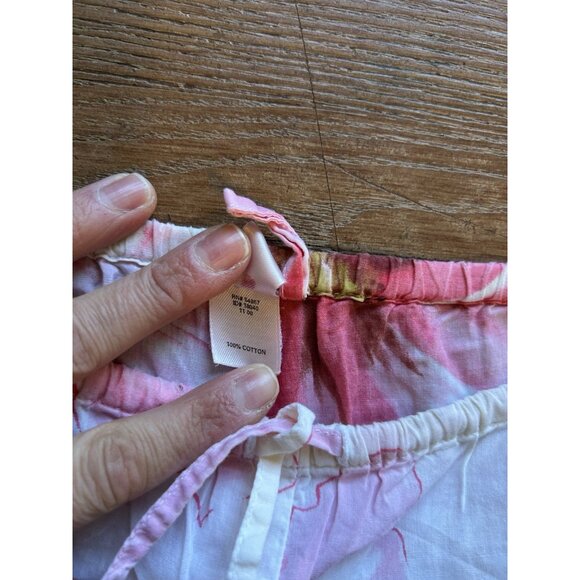 VTG Y2K Victorias Secret Cotton Floral Pajama Set Pants Cami Shirt - Picture 11 of 11